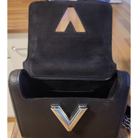 LOUIS VUITTON LV Twist pm ch. epi Noir - Pre-loved Designer Second Hand | LUXURYLOVE