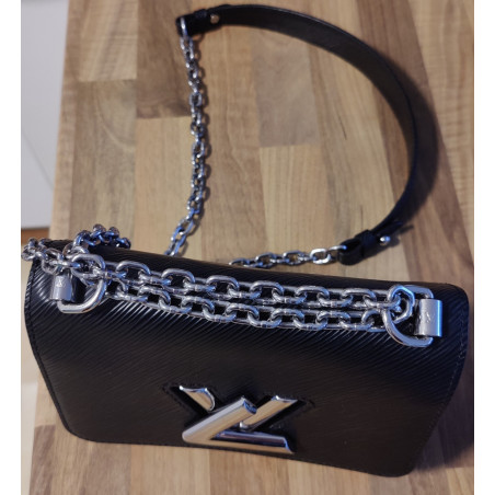 LOUIS VUITTON LV Twist pm ch. epi Noir - Pre-loved Designer Second Hand | LUXURYLOVE
