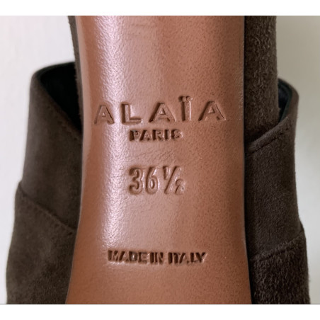 ALAÏA Peep toe heels - Pre-loved Designer Second Hand | LUXURYLOVE
