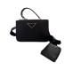 PRADA Tasche Triangolo Leder schwarz Pre-owned Designer Secondhand Luxurylove