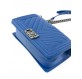 CHANEL Boy Bag medium blau Pre-owned Designer Secondhand Luxurylove