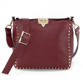 Rockstud Hobo Crossbody Bag