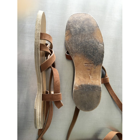 MIU MIU Gladiator sandals - Pre-loved Designer Second Hand | LUXURYLOVE