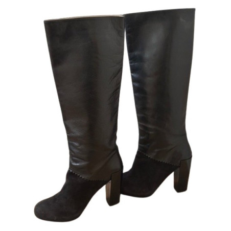 DOROTHEE SCHUMACHER Stiefel schwarz 39 Pre-owned Designer Secondhand Luxurylove