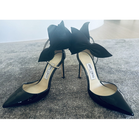 JIMMY CHOO Pumps with bow - Pre-loved Designer Second Hand | LUXURYLOVE