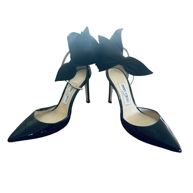 JIMMY CHOO Pumps with bow - Pre-loved Designer Second Hand | LUXURYLOVE
