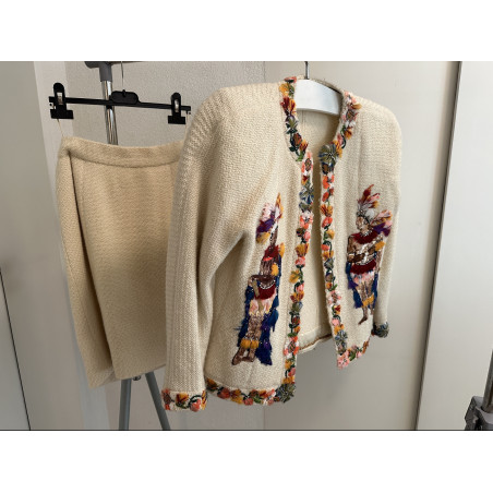 Rare vintage costume, combination of skirt and blazer Rare vintage costume, combination of skirt and blazer