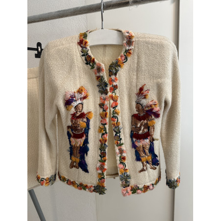 Rare vintage costume, combination of skirt and blazer Rare vintage costume, combination of skirt and blazer
