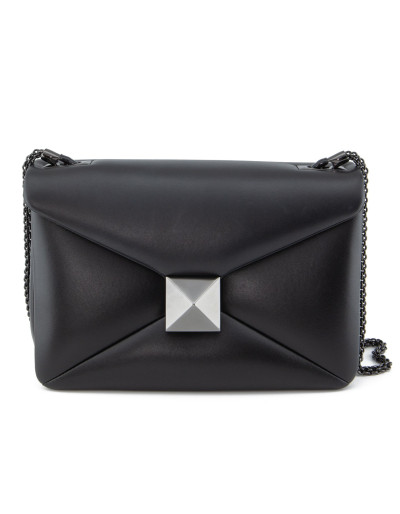 VALENTINO GARAVANI One Stud Crossbody Bag Noir - Pre-loved Designer Second Hand | LUXURYLOVE