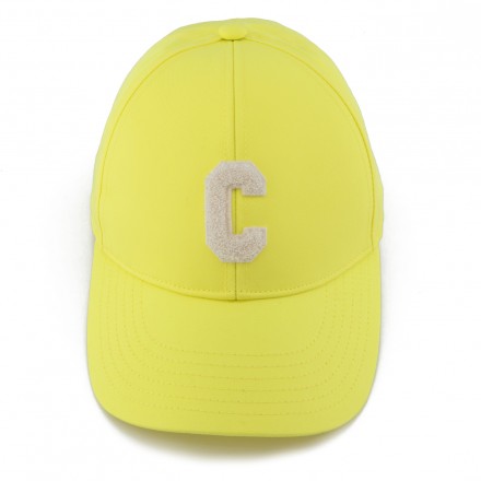 CÉLINE Baseball Cap C Initiale gelb M NEU Pre-owned Designer Secondhand Luxurylove