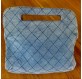 CHANEL Clutch Bag Denim blau Pre-owned Designer Secondhand Luxurylove