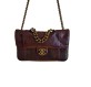 CHANEL Double Flap Bag in Bordeaux mit Zertifikat