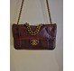 CHANEL Double Flap Bag in Bordeaux mit Zertifikat