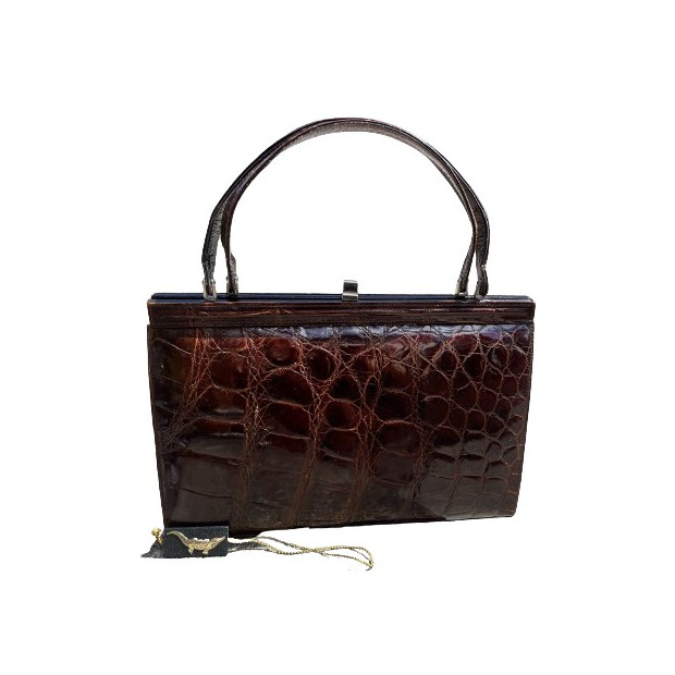 VINTAGE Handbag crocodile heirloom! - Pre-loved Designer Second Hand | LUXURYLOVE