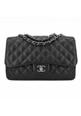 CHANEL Jumbo Classic Single Flap Bag Caviar schwarz NEU Pre-owned Designer Secondhand Luxurylove