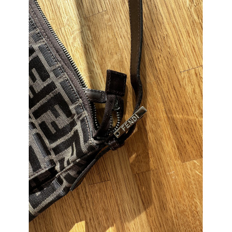 FENDI Mamma Bag Zucca vintage Schultertasche braun Pre-owned Designer Secondhand Luxurylove