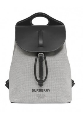 BURBERY Rucksack schwarz grau Pre-owned Designer Secondhand Luxurylove
