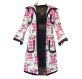 DSQUARED2 Mantel Print pink 38 Pre-owned Designer Secondhand Luxurylove