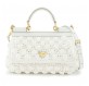 DOLCE & GABBANA Miss Sicily Croched Raffia Bag small