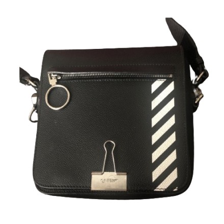 OFF-WHITE Binder Tasche schwarz Pre-owned Designer Secondhand Luxurylove