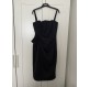 DOLCE & GABBANA Cocktailkleid Nadelstreifen schwarz 36 Pre-owned Designer Secondhand Luxurylove