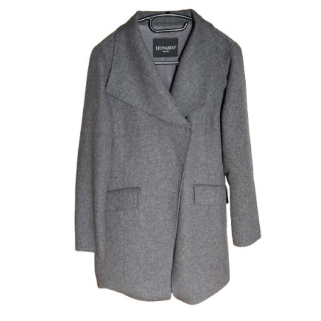 LEONARDO Coat wool cashmere - NEW - Pre-loved Designer Second Hand | LUXURYLOVE