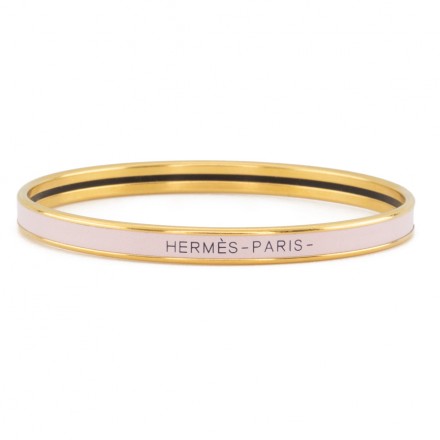 HERMÈS Armreif uni Rose Candeur Pre-owned Designer Secondhand Luxurylove