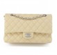 CHANEL Classic Timeless Medium Double Flap Bag Repainted pastellgelb 2018 2019 Pre-owned Designer Secondhand Luxurylove