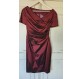 TALBOT RUNHOF Kleid Satin bordeaux 40 NEU Pre-owned Designer Secondhand Luxurylove