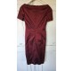 TALBOT RUNHOF Kleid Satin bordeaux 40 NEU Pre-owned Designer Secondhand Luxurylove