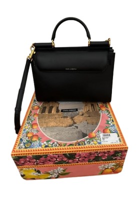 DOLCE & GABBANA Sicily Bag schwarz NEU Pre-owned Designer Secondhand Luxurylove