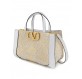 VALENTINO GARAVANI Vlogo Tote Bag Perlen bestickt NEU Pre-owned Designer Secondhand Luxurylove