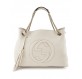 GUCCI Soho Tassel Tote Bag medium creme NEU Pre-owned Designer Secondhand Luxurylove