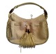 GIORGIO ARMANI Schultertasche Python Schlangenleder beige Pre-owned Designer Secondhand Luxurylove