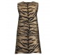 CAROLINA HERRERA Seidenkleid Tigermuster braun M Pre-owned Designer Secondhand Luxurylove