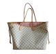 LOUIS VUITTON Neverfull GM Schultertasche Damier Azur Pre-owned Designer Secondhand Luxurylove