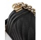 CHANEL Boy Bag medium schwarz Pre-owned Designer Secondhand Luxurylove