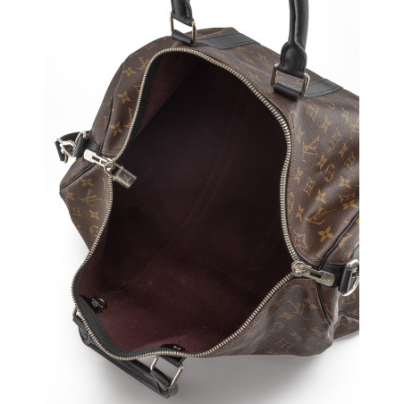 LOUIS VUITTON Keepall 45 Bandoulière Monogram Macassar M56711 - Pre-loved Designer Second Hand | LUXURYLOVE