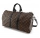 LOUIS VUITTON Keepall 45 Bandoulère Monogram Macassar Pre-owned Designer Secondhand Luxurylove