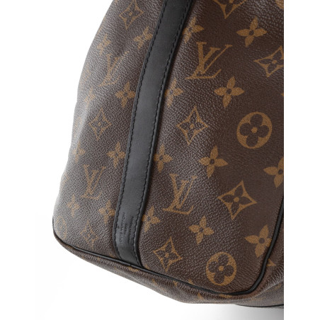LOUIS VUITTON Keepall 45 Bandoulière Monogram Macassar M56711 - Pre-loved Designer Second Hand | LUXURYLOVE
