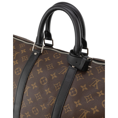 LOUIS VUITTON Keepall 45 Bandoulière Monogram Macassar M56711 - Pre-loved Designer Second Hand | LUXURYLOVE