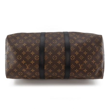 LOUIS VUITTON Keepall 45 Bandoulière Monogram Macassar M56711 - Pre-loved Designer Second Hand | LUXURYLOVE