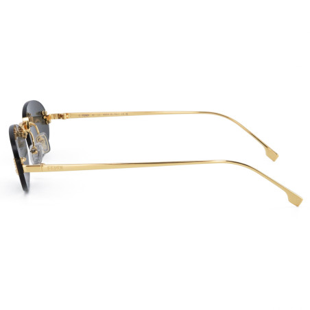 FENDI Sonnenbrille First Crystal FE4075US gold Pre-owned Designer Secondhand Luxurylove