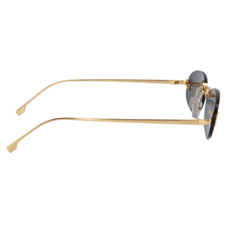 FENDI Sonnenbrille First Crystal FE4075US gold Pre-owned Designer Secondhand Luxurylove
