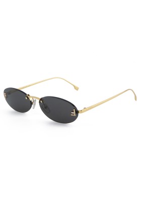 FENDI Sonnenbrille First Crystal FE4075US gold Pre-owned Designer Secondhand Luxurylove