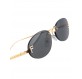 FENDI Sonnenbrille First Crystal FE4075US gold Pre-owned Designer Secondhand Luxurylove