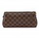 LOUIS VUITTON Eva Pochette Crossbody Bag Damier Ebene braun Pre-owned Designer Secondhand Luxurylove