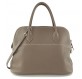 HERMÈS Bolide 35 Tasche Clemence 2006 taupe Pre-owned Designer Secondhand Luxurylove