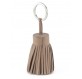 HERMÈS Carmen Bagcharm / Schlüsselanhänger Tassel Milo Lammleder taupe Pre-owned Designer Secondhand Luxurylove