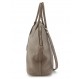 HERMÈS Bolide 35 Tasche Clemence 2006 taupe Pre-owned Designer Secondhand Luxurylove